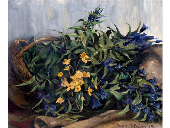 Still life by Leopold Hauer