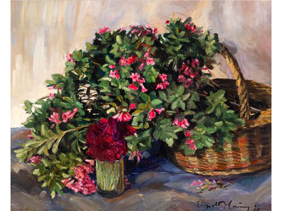 Still life by Leopold Hauer