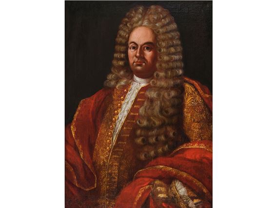 Martin Van Meytens | Portrait of the famous Baroque composer Georg ...