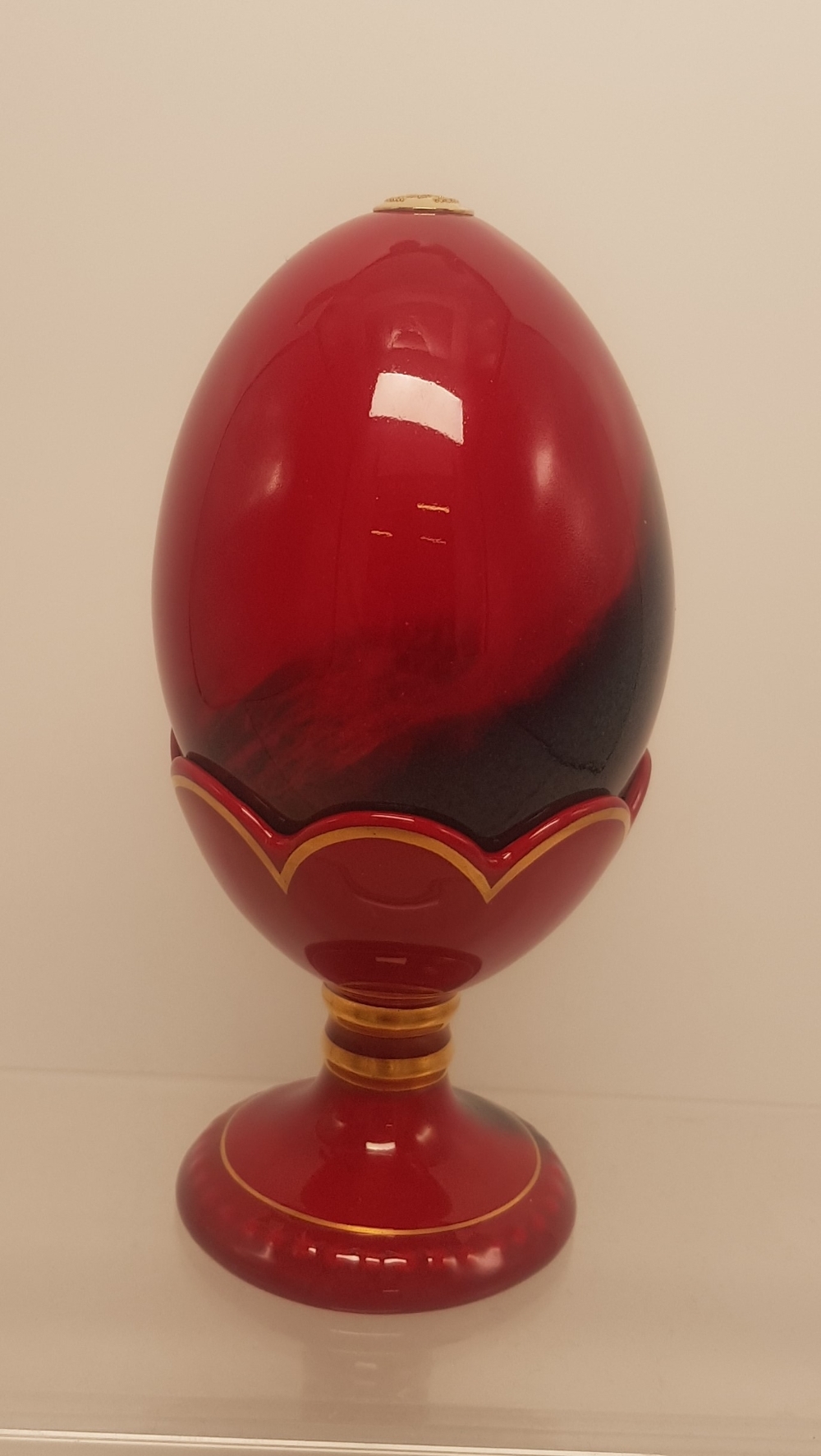 Royal Doulton Royal Doulton Flambe Limited Edition Egg on Stand