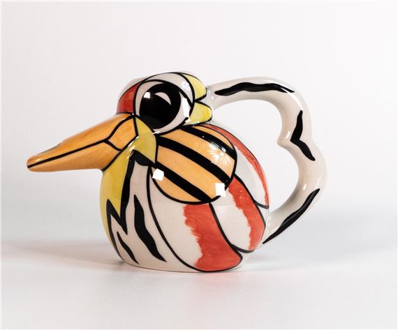 Lorna Bailey prototype Duck cream jug. Released in February 2005 by Lorna Bailey, February 2005