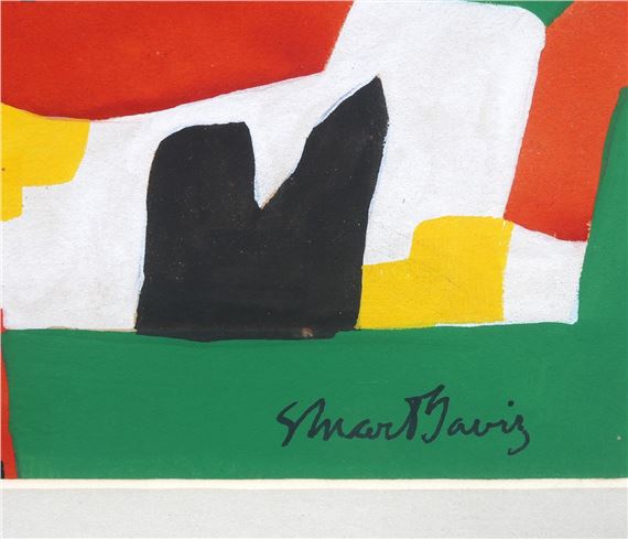 Stuart Davis | Signed Stuart Davis Abstract Art Painting | MutualArt