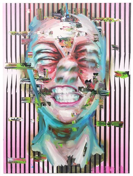 Justin Bower 'Ascension' Original Oil Painting by Justin Bower, dated 2012