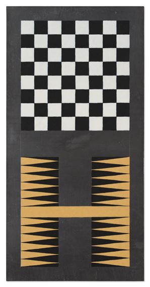 SHERRIE LEVINE、UNTITLED(SMALL CHECKS:2) Untitled (Double Lead Checks: 2) - Sherrie Levine | The Broad