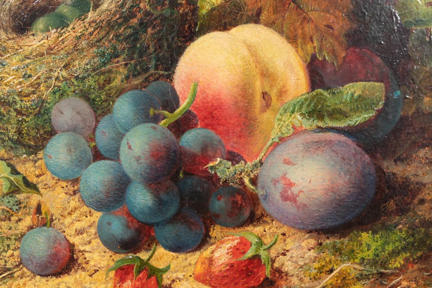 George Clare | STILL LIFE WITH FRUIT & BIRD | MutualArt