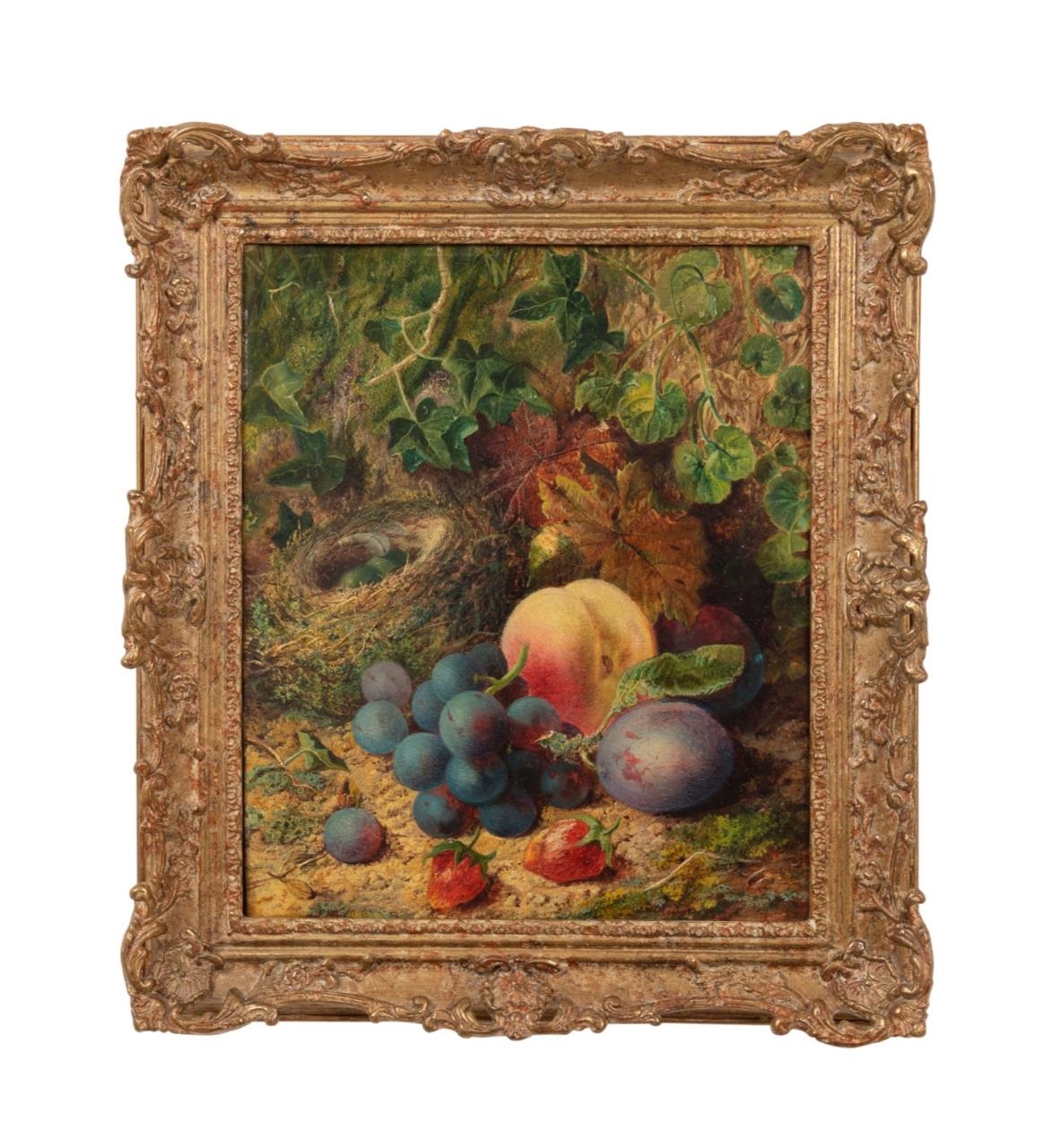 George Clare | STILL LIFE WITH FRUIT & BIRD | MutualArt