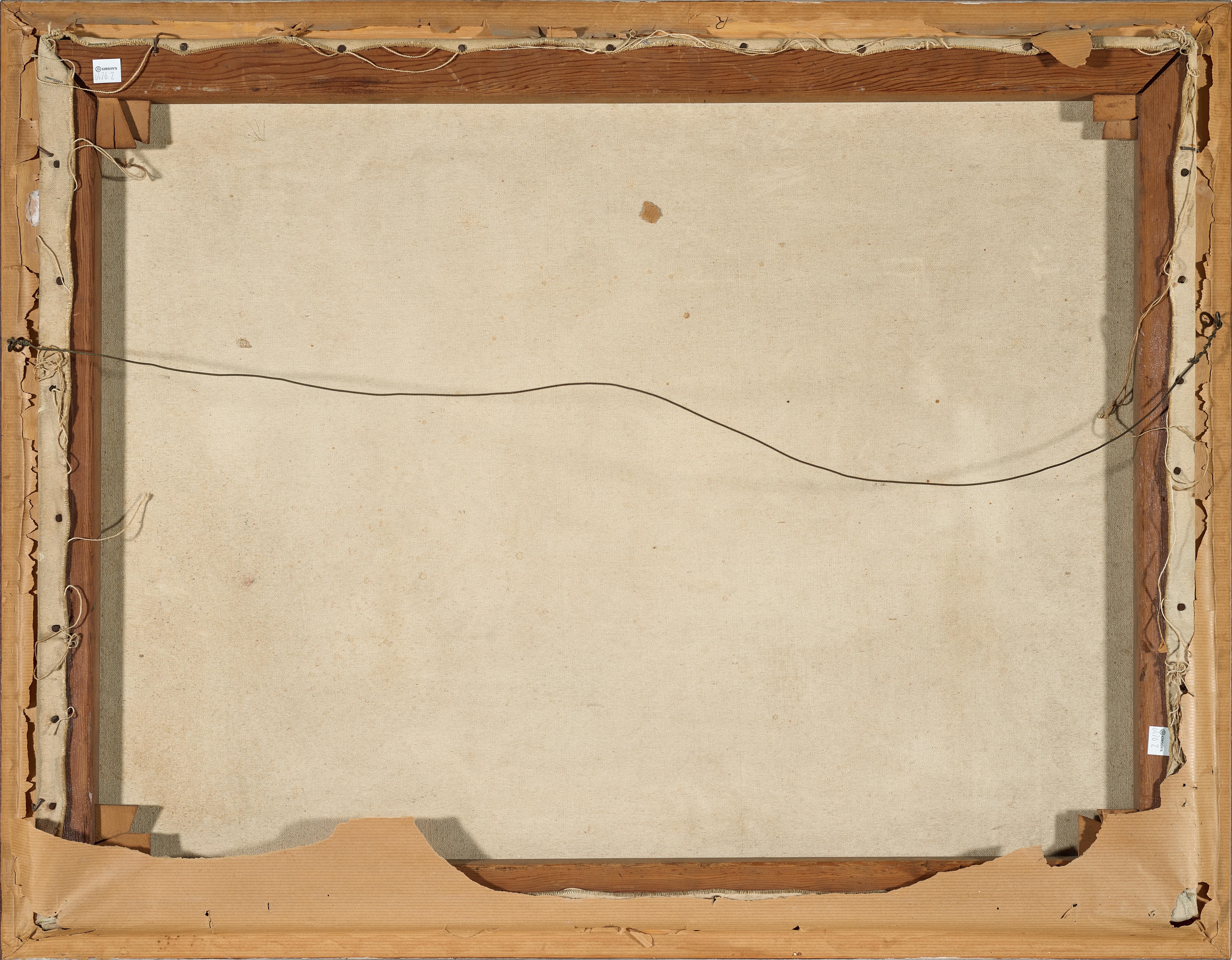 Artwork by Roy Dalgarno, Miners, Made of oil on canvas