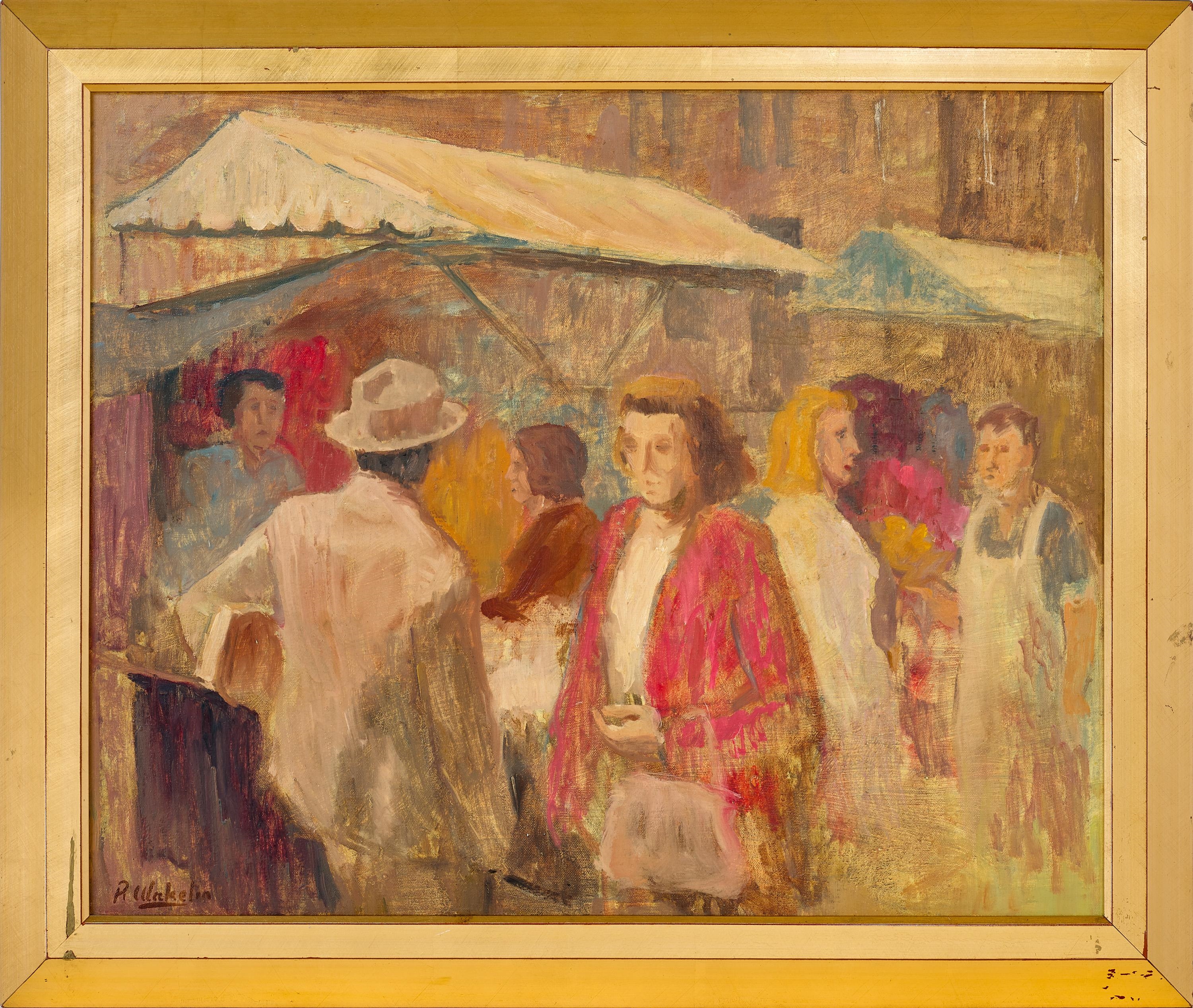 Roland Wakelin | At the Market (Circa 1957) | MutualArt