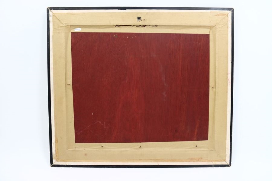 Artwork by Andre Deriq, Still life with mimosa, Made of oil on panel