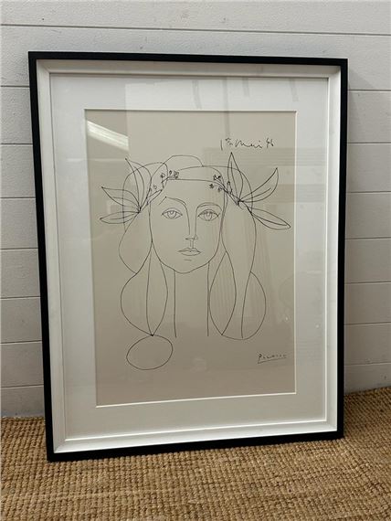 Pablo Picasso | A framed print of Picasso's War and Peace 50cm x