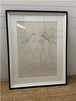 a-framed-print-of-picasso-s--