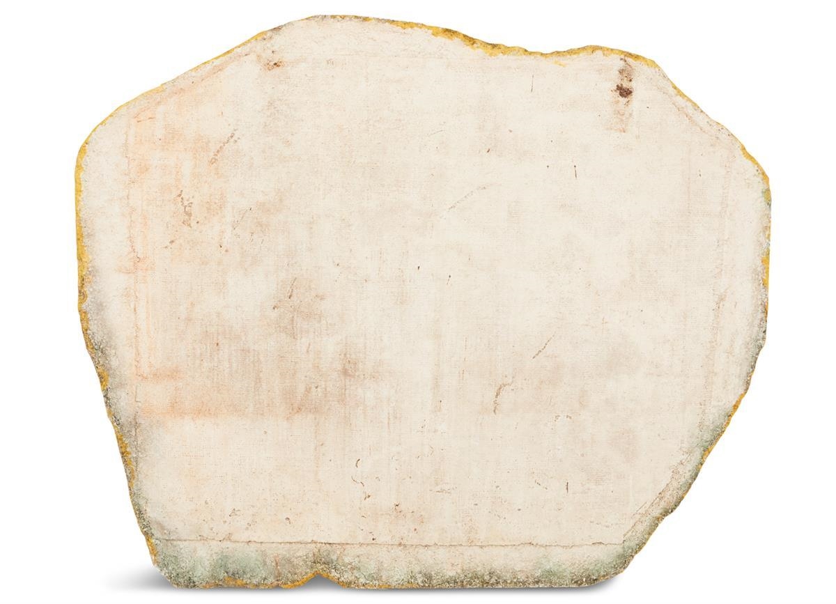 Artwork by Terry Weldon, Stele Fragment, Made of cast ceramic sculpture