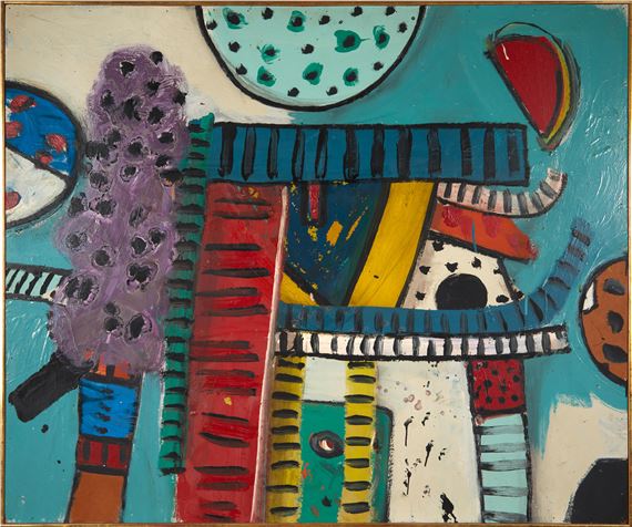 Transformation of the Wooden Horse, #3 by Alan Davie, 1960