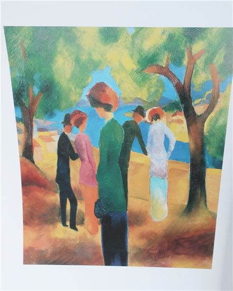 August Macke (1887-1914) "Lady in green jacket" by August Macke, 2005