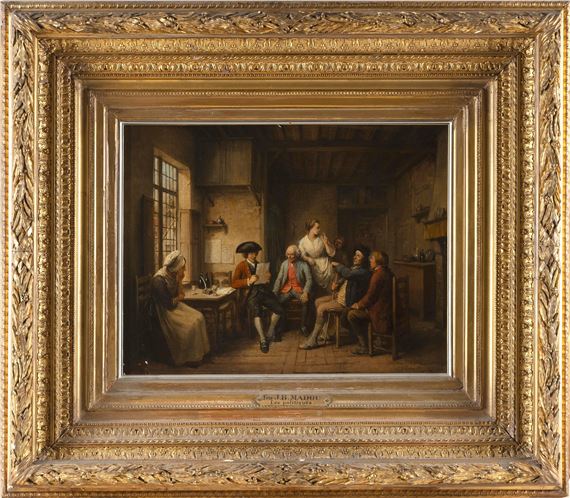 "Les Politiques". by Jean Baptiste Madou, 1855