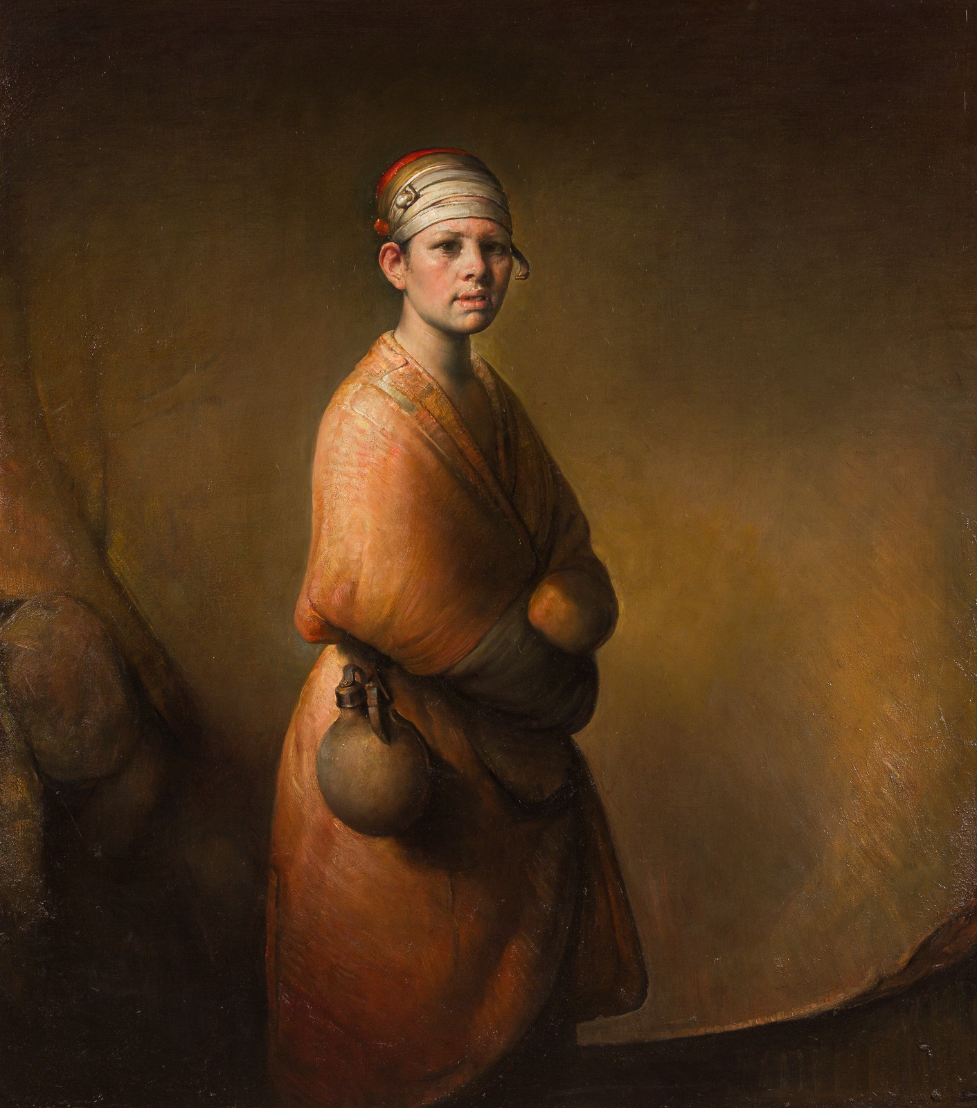 Portrait of a girl by Odd Nerdrum