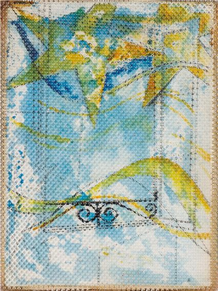 Particolare del viaggio by Mario Schifano, 1965