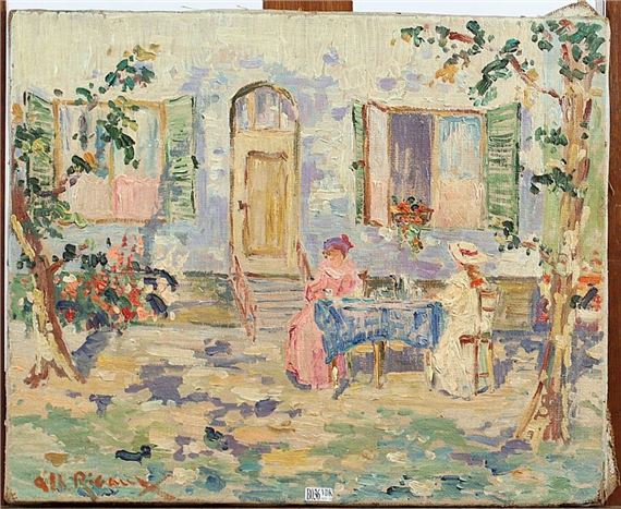 Albert Rigaux | Déjeuner au jardin | MutualArt