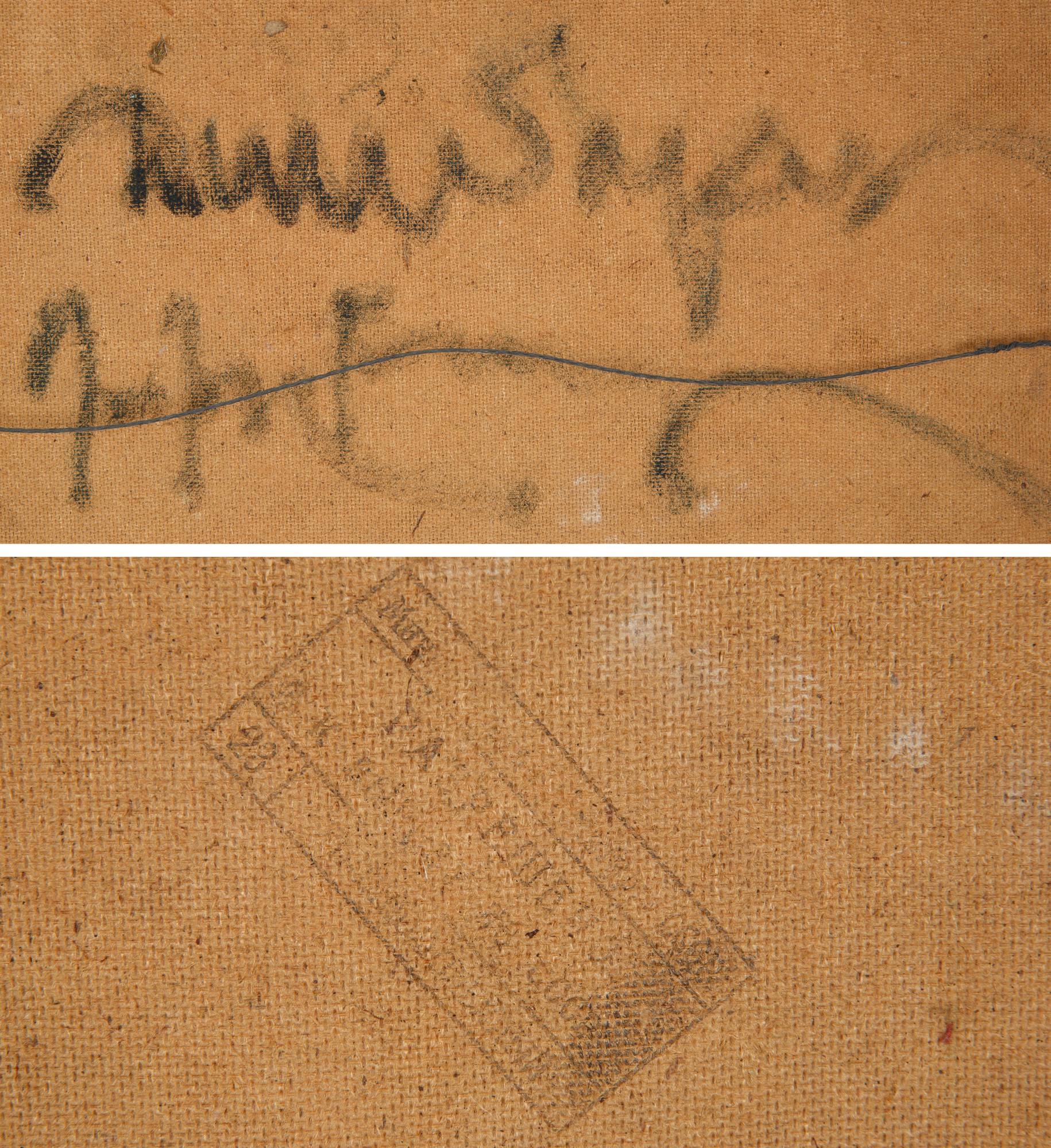 Artwork by Albert Dilbaryan, Kerosene Lamp, Made of oil on masonite