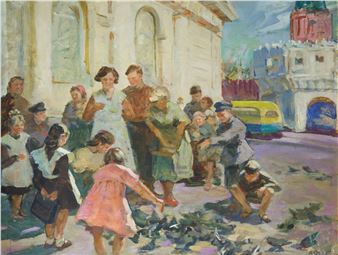 At the Manege Square
, 1958 - Victor Aleksandrovich Ferber