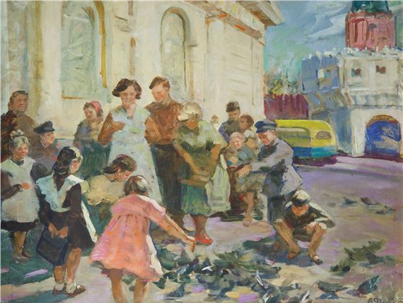 At the Manege Square
, 1958 - Victor Aleksandrovich Ferber