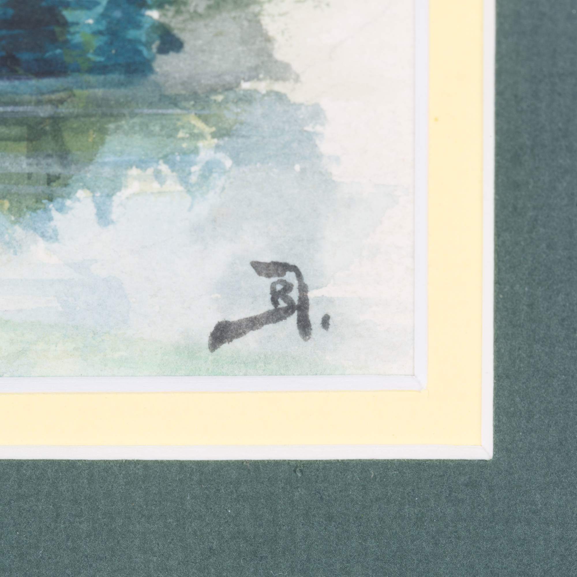 Artwork by Vasiliy Dimitrevich Polenov, Summer Water, circa 1880s, Made of watercolor on paper