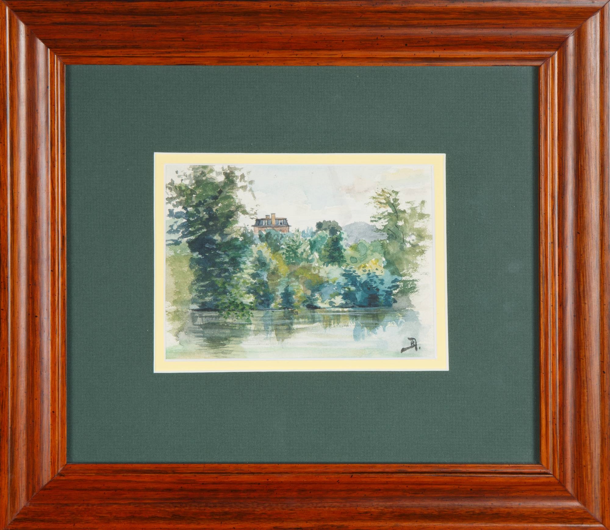 Artwork by Vasiliy Dimitrevich Polenov, Summer Water, circa 1880s, Made of watercolor on paper