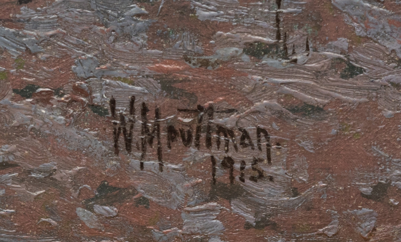 Artwork by William Meuttman, Indian Burial, Made of oil on canvas