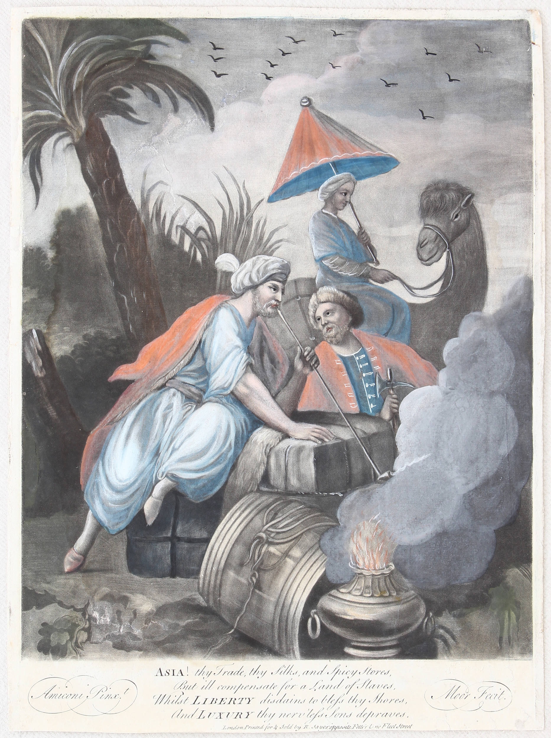 Artwork by Robert Sayer, Erdteile, Made of colored aquatint