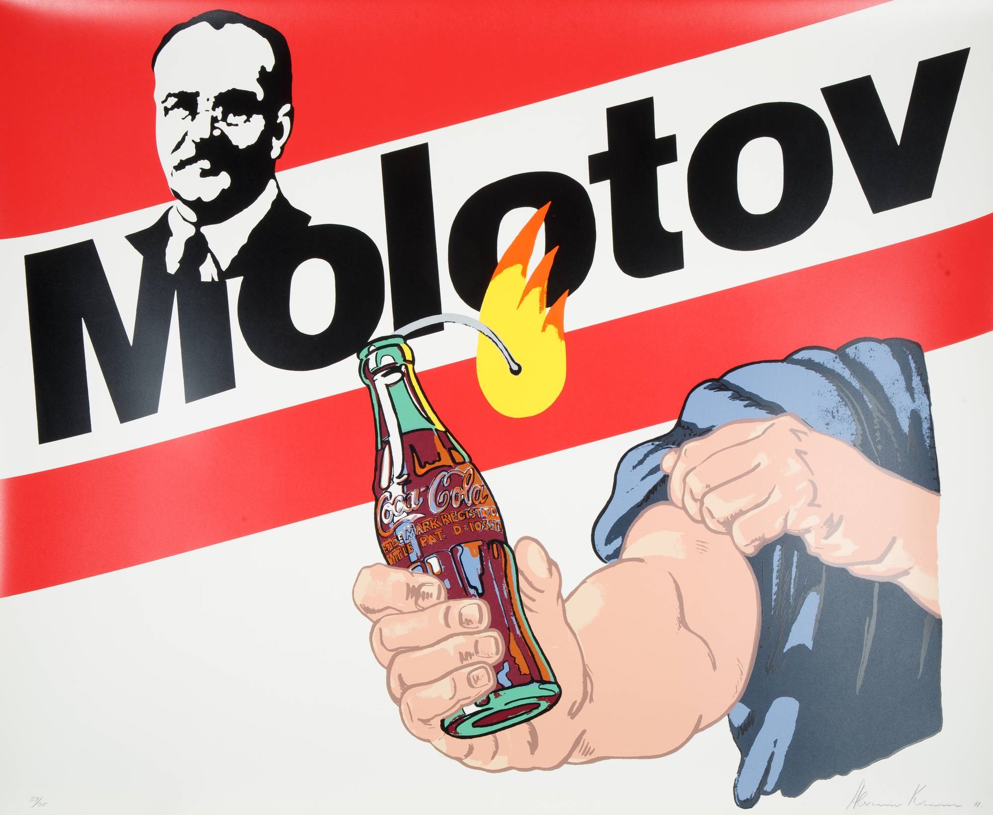 Molotov, 1991 by Alexander Kosolapov, 1991