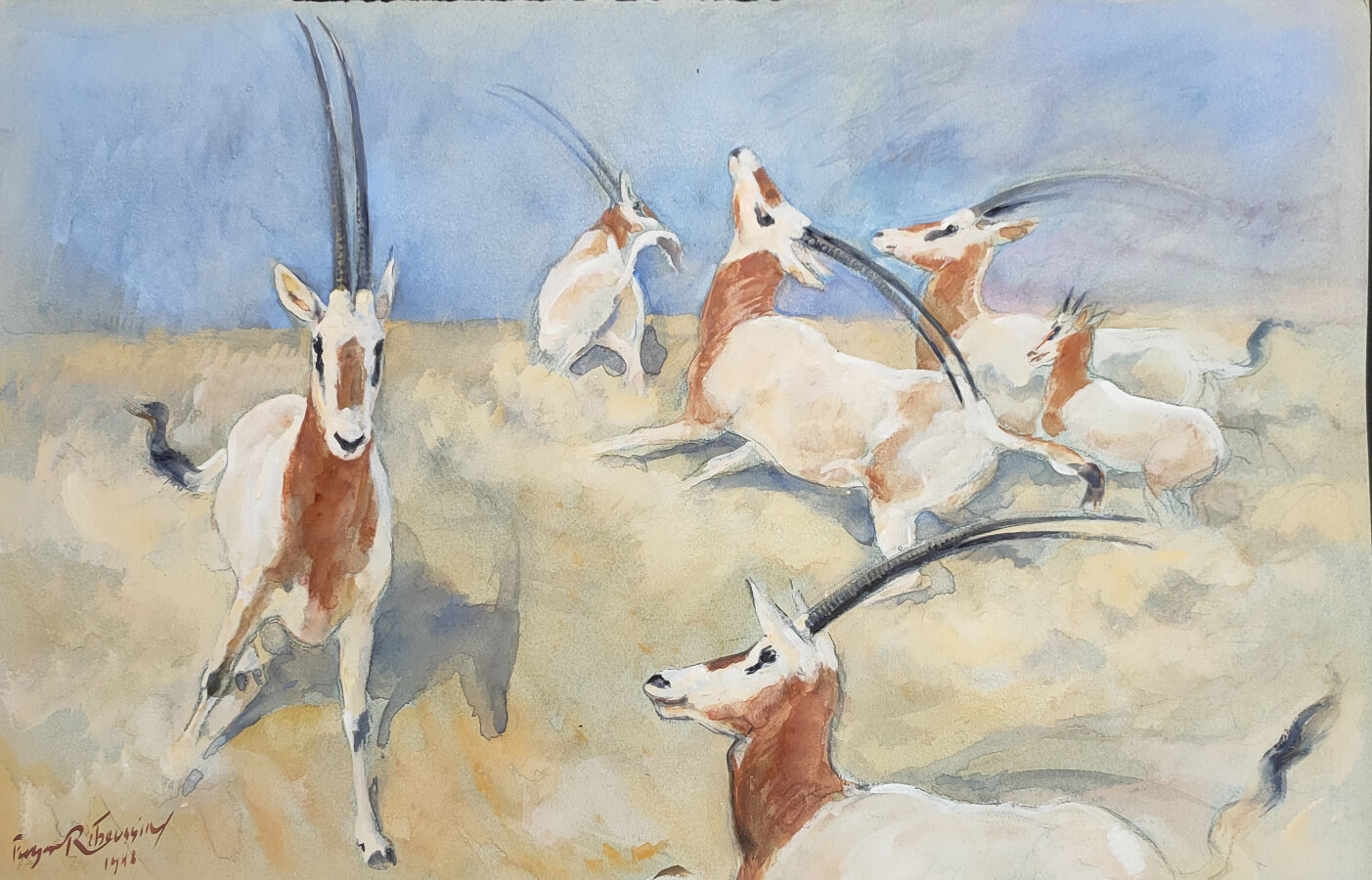 roger-reboussin-antilopes-1948-mutualart