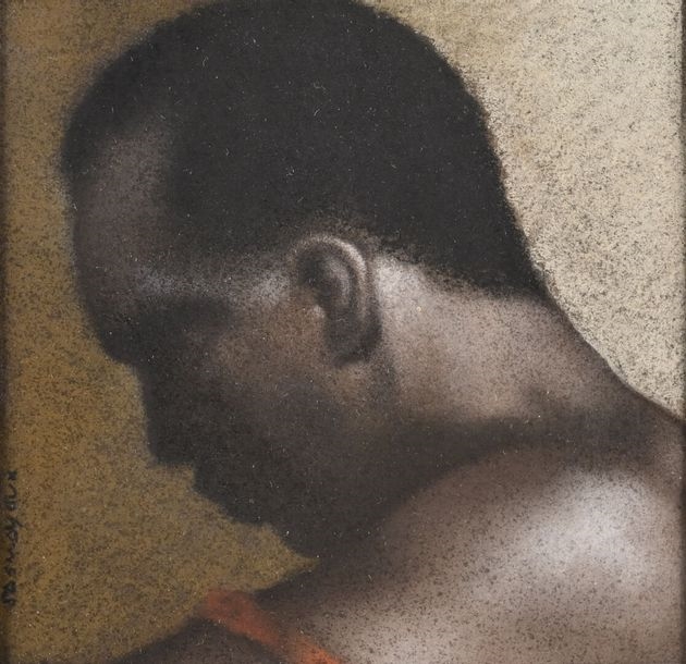 Artwork by François Sasmayoux, Clair Obscur, Made of pastel and watercolor on paper