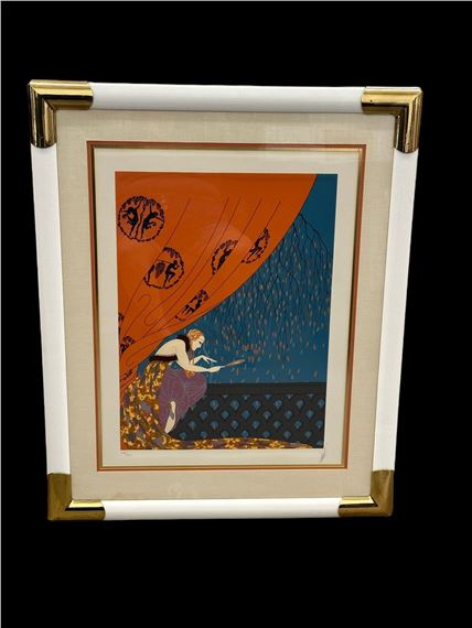 Erté | Erte 1892-1990 SYMPHONY IN BLACK Serigraph SIGNED | MutualArt