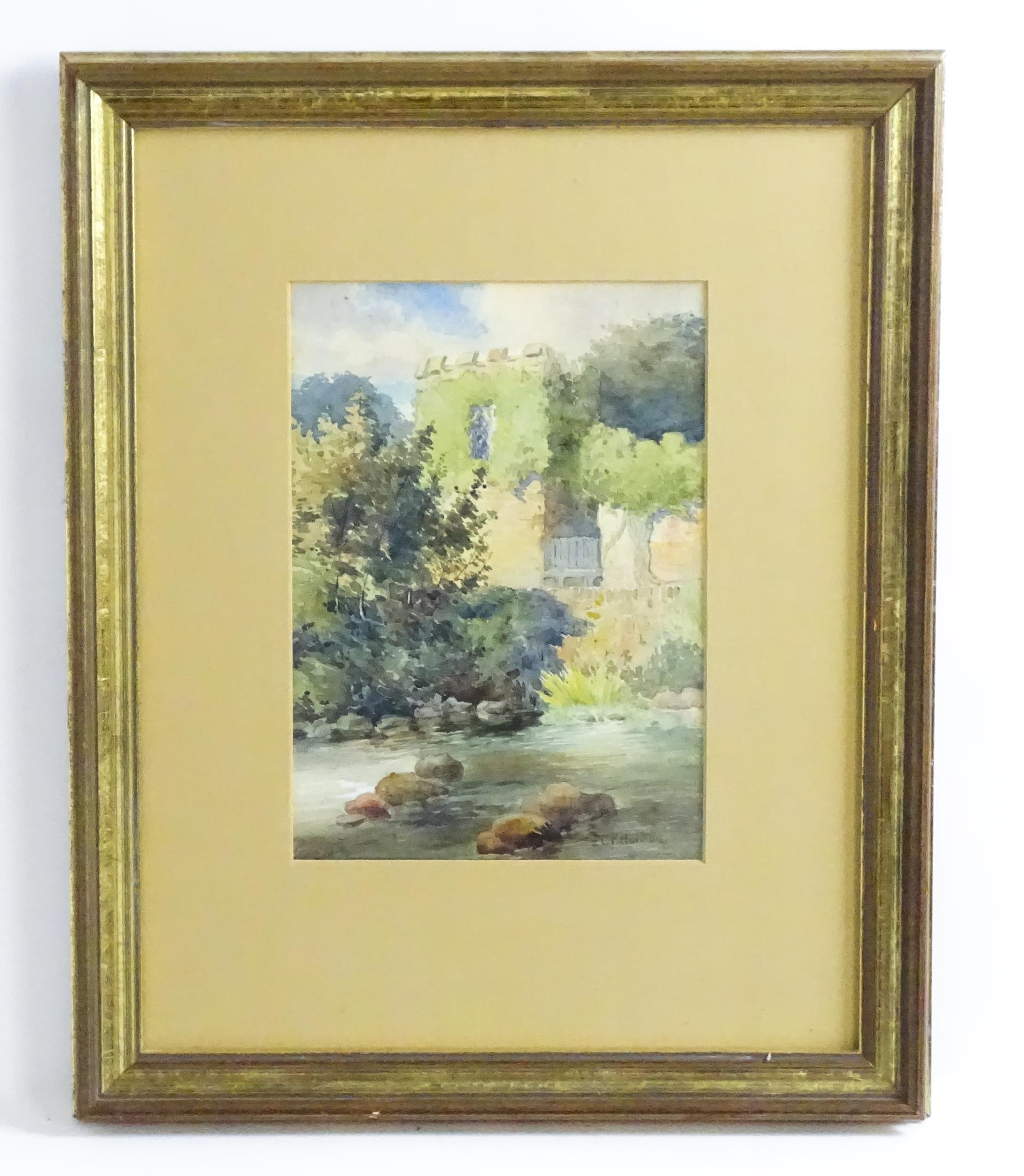 Artwork by Edwin Charles Pascoe Holman, Edwin Charles Pascoe Holman , Watercolour, Abbey, Made of Watercolour