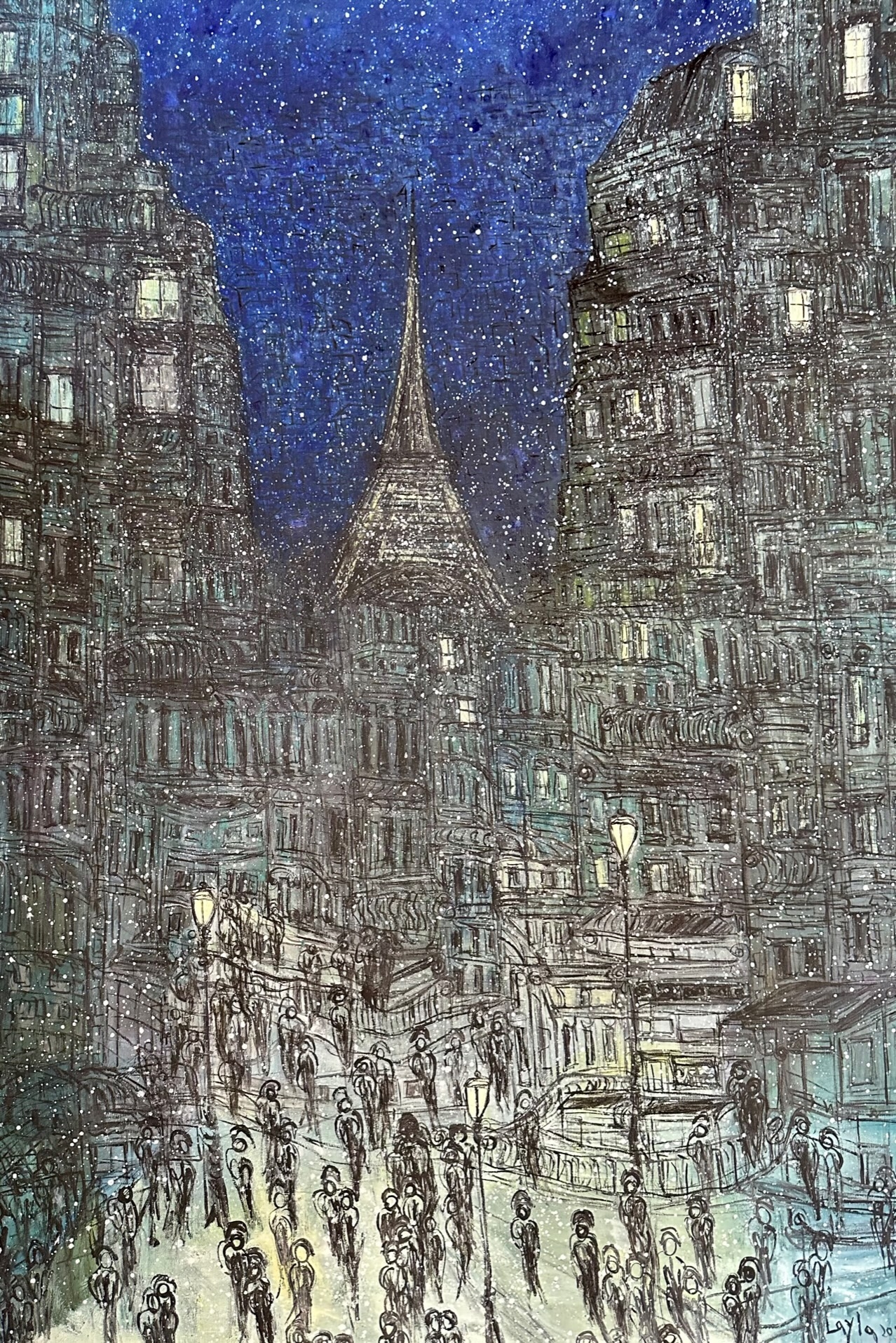 Layla Fanucci | Paris in Springtime opus 2222 (Circa 2022) | MutualArt