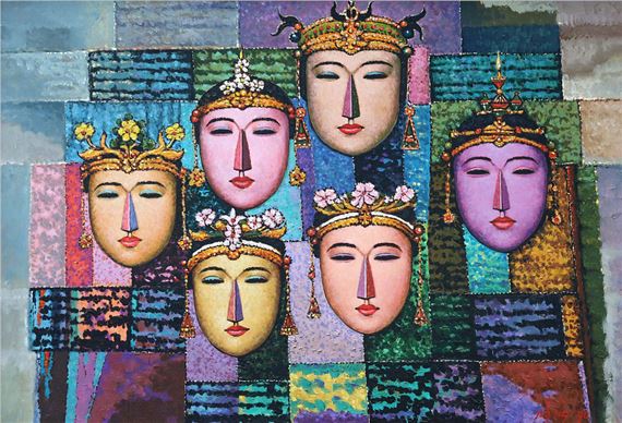 Abas Alibasyah | Masks (1990) | MutualArt