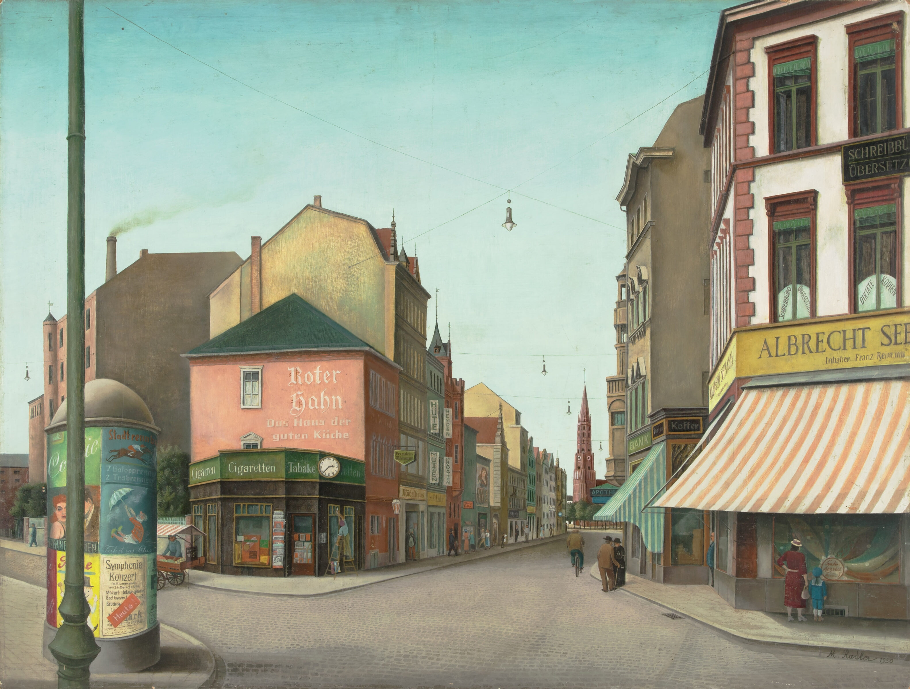 Max Radler | Kleinstadtstraße (Landshut) (1950) | MutualArt