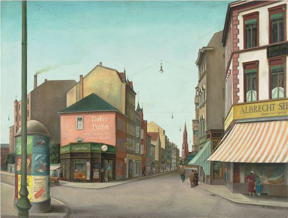 Kleinstadtstraße (Landshut) by Max Radler, 1950