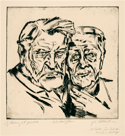 Dr by Peter August Böckstiegel, 1924