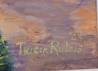 Tricia Rutsis | GARDEN PATH OIL PAINTING (21st Century) | MutualArt