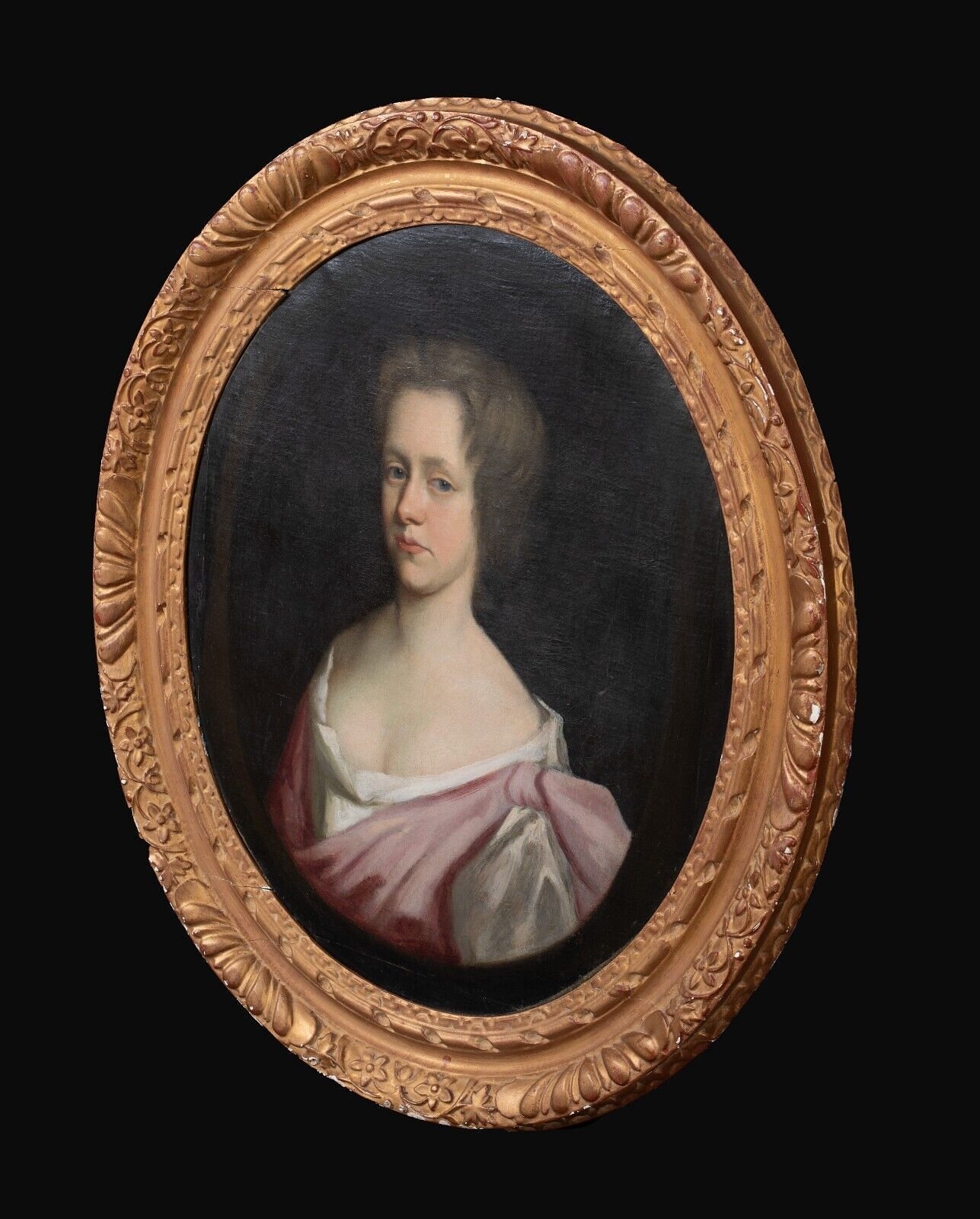 British School, 17th Century | PORTRAIT OF A YOUNG LADY OIL PAINTING ...
