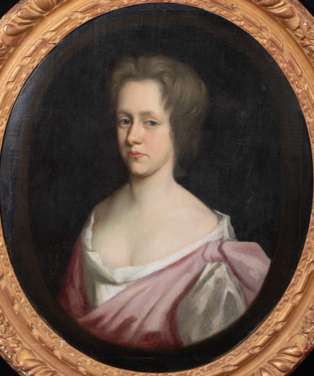 British School, 17th Century | PORTRAIT OF A YOUNG LADY OIL PAINTING ...