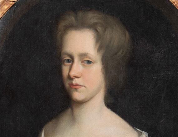 British School, 17th Century | PORTRAIT OF A YOUNG LADY OIL PAINTING ...