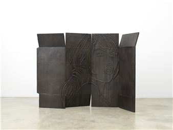 Ghada Amer: Paravent Girls - Tina Kim Gallery