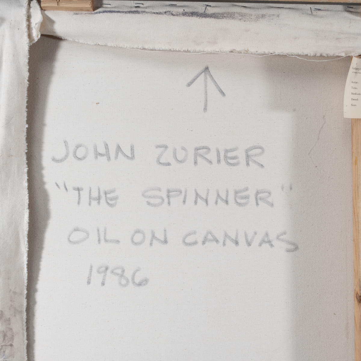 John Zurier | The Spinner (1986) | MutualArt