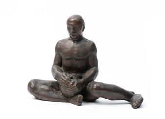 FOOTBALLEUR AU REPOS - Herman Hahn