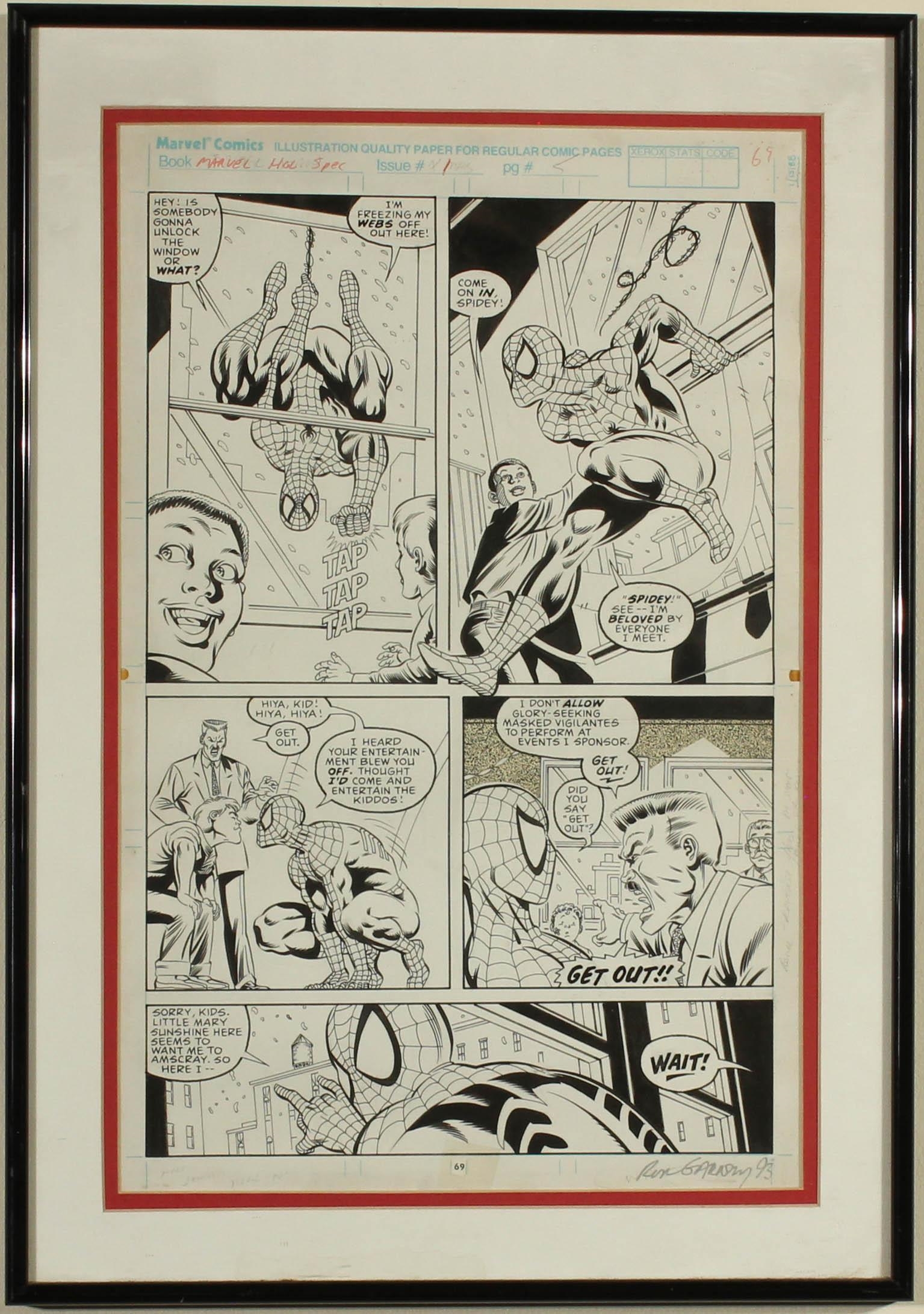 Marvel Comics | RON GARNEY INK ON PAPER ILLUSTRATION (21st Century ...