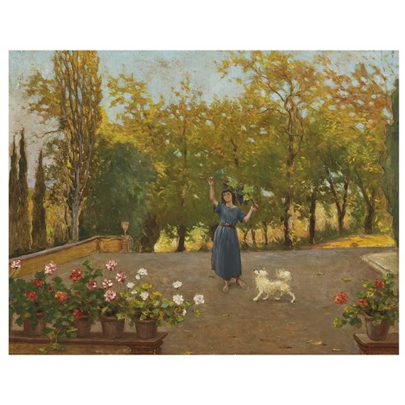 GIOCHI DAVANTI LA CASA DEL PITTORE A FAUGLIA by Francesco Gioli