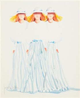 Three Ladies - Judith Caufield Walsh
