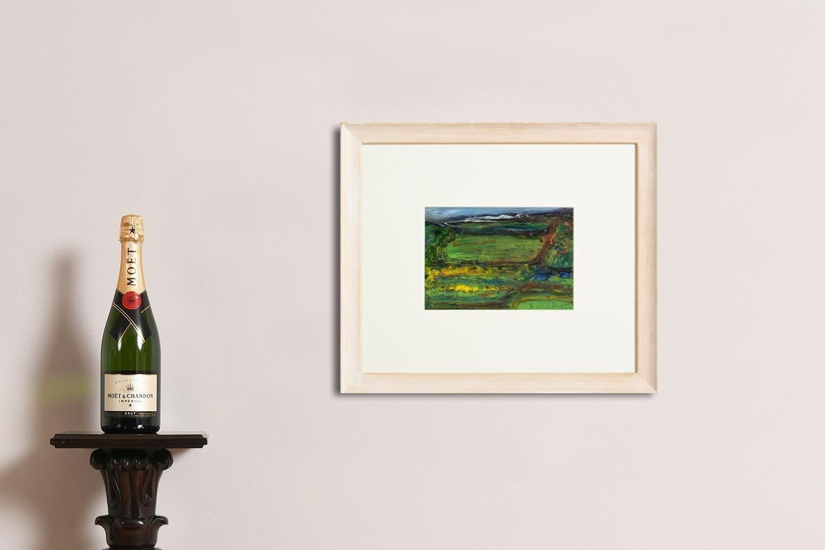 Artwork by Deirdre Crowley, Inchydoney (2001), Made of oil on paper laid on board